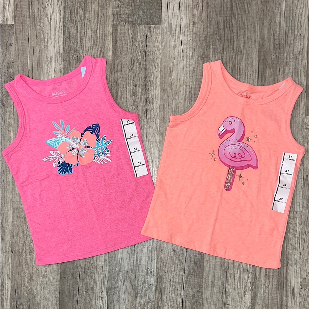 Cat & Jack Toddler Girl Tanks